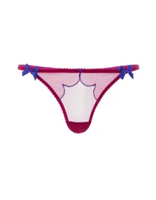 Lorna Thong Dark Pink/Cobalt | Agent Provocateur
