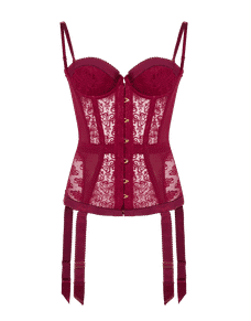 Mercy Corset Burgundy | Agent Provocateur