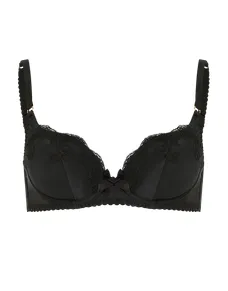 Molly Plunge Underwired Bra Black | Agent Provocateur