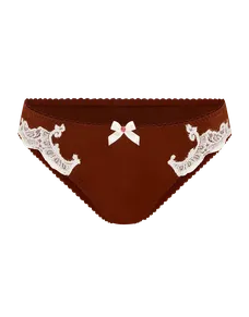 Molly Full Brief Brown/Ivory | Agent Provocateur