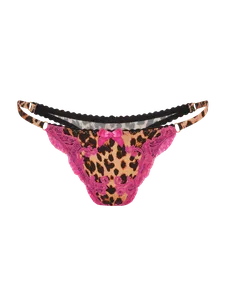 Molly Thong Leopard/Fuchsia | Agent Provocateur