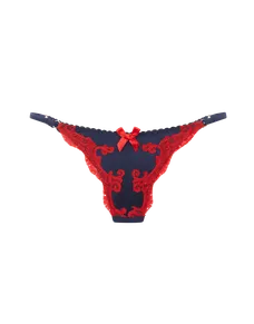 Molly Thong Navy/Red | Agent Provocateur