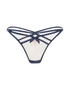 Rubi Thong Nude/Navy | Agent Provocateur