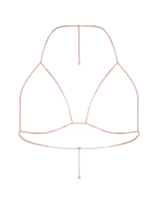 Bougie Bra Rose Gold/Crystal | Agent Provocateur