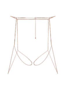 Bougie Suspender  Rose Gold/Crystal | Agent Provocateur