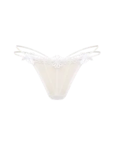 Coletta Thong White/Sand | Agent Provocateur
