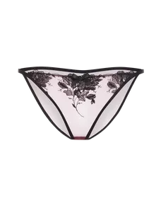 Elvie Full Brief Pink/Black | Agent Provocateur