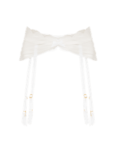 Halley Suspender White/White | Agent Provocateur