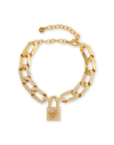 Meriem Anklet Gold/Crystal | Agent Provocateur