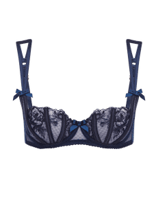 Rosia Balconette Underwired Bra Navy | Agent Provocateur