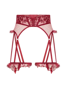 Rosia Suspender Burgundy | Agent Provocateur