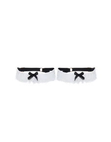 Bonnie Garters Black/White | Agent Provocateur
