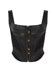 Zena Pvc Corset Top Black | Agent Provocateur