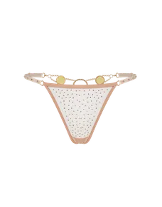 Lucia Thong Gold/Gold | Agent Provocateur