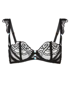 Seren Balconette Underwired Bra Black | Agent Provocateur