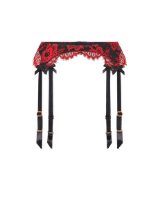 Solanna Suspender Red/Black | Agent Provocateur