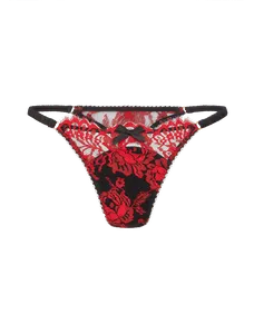 Solanna Thong Red/Black | Agent Provocateur