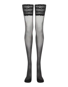 Neeve Hold Ups Black | Agent Provocateur