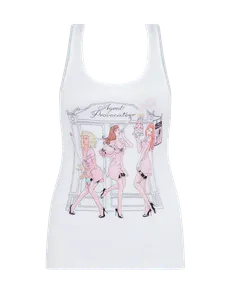 30th Gurty Vest White/Multi | Agent Provocateur