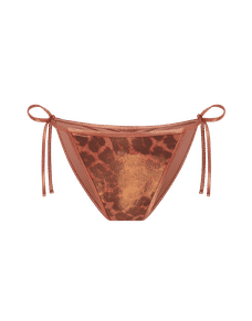 Cayla Bikini Bottoms  Black/Leopard | Agent Provocateur