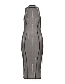 Crystalina Midi Dress Black | Agent Provocateur