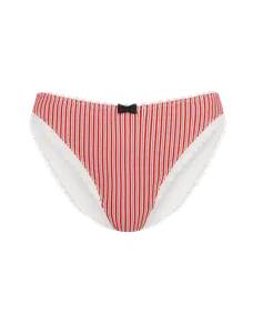 Milli Bikini Bottoms  White/Red | Agent Provocateur