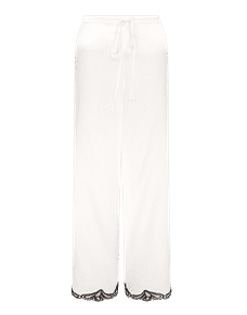 Nelle Pj Trousers Ivory/Black | Agent Provocateur