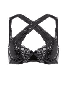 Vicki High Apex Underwired Bra Black | Agent Provocateur