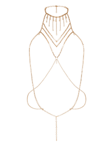 Anjali Chain Bra Gold/Crystal | Agent Provocateur