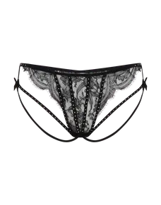 Anora Thong Black/Crystal | Agent Provocateur