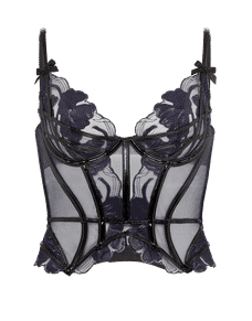 Felicitie Bustier  Navy/Black | Agent Provocateur