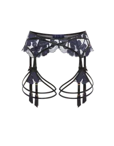 Felicitie Suspender Navy/Black | Agent Provocateur