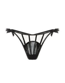 Flick Thong Black/Nude | Agent Provocateur