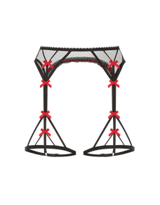 Hetty Suspender Black/Red | Agent Provocateur