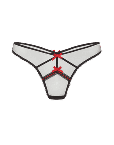 Hetty Thong Black/Red | Agent Provocateur