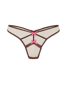 Hetty Thong  Brown/Pink | Agent Provocateur