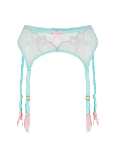 Lisetta Suspender Mint/Pink | Agent Provocateur