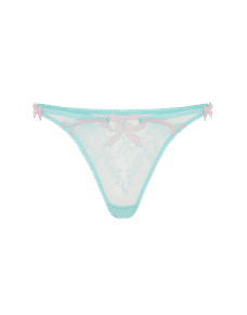 Lisetta Thong Mint/Pink | Agent Provocateur