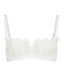 Nicolina Balconette Bra White | Agent Provocateur