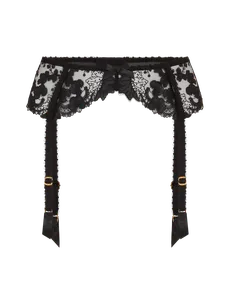 Posy Suspender  Black | Agent Provocateur