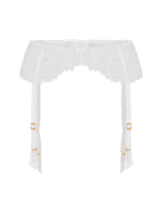 Posy Suspender  White | Agent Provocateur
