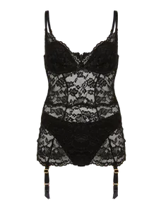 Tabitha Bodysuit  Black | Agent Provocateur