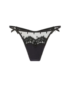 Veretie Thong  Black/Navy | Agent Provocateur