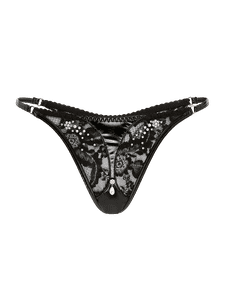Vivienna Thong Black/Pearl | Agent Provocateur