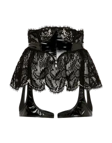 Vivienna Waspie Black/Pearl | Agent Provocateur