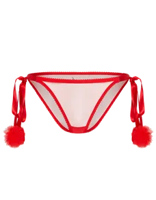 Devilette Tie Side Brief  Red | Agent Provocateur