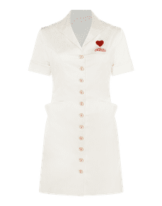Naughty Nurse Midi Dress White | Agent Provocateur
