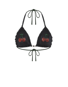 Cherri Bikini Top Black/Red | Agent Provocateur
