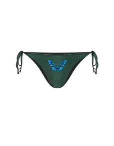 Vivi Bikini Bottom Green Foil | Agent Provocateur