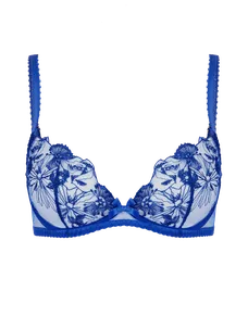 Jayce Plunge Underwired Bra Cobalt | Agent Provocateur